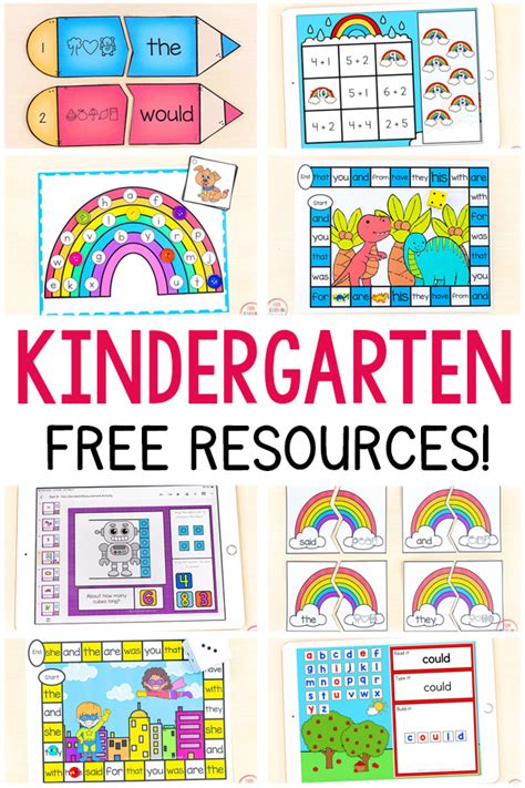 learning resources free printables